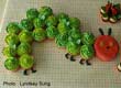 How to Make and Ice a Caterpillar Cake