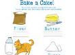 Bake a Cake Handwriting Activity