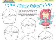Fairy Cakes Colouring Puzzle